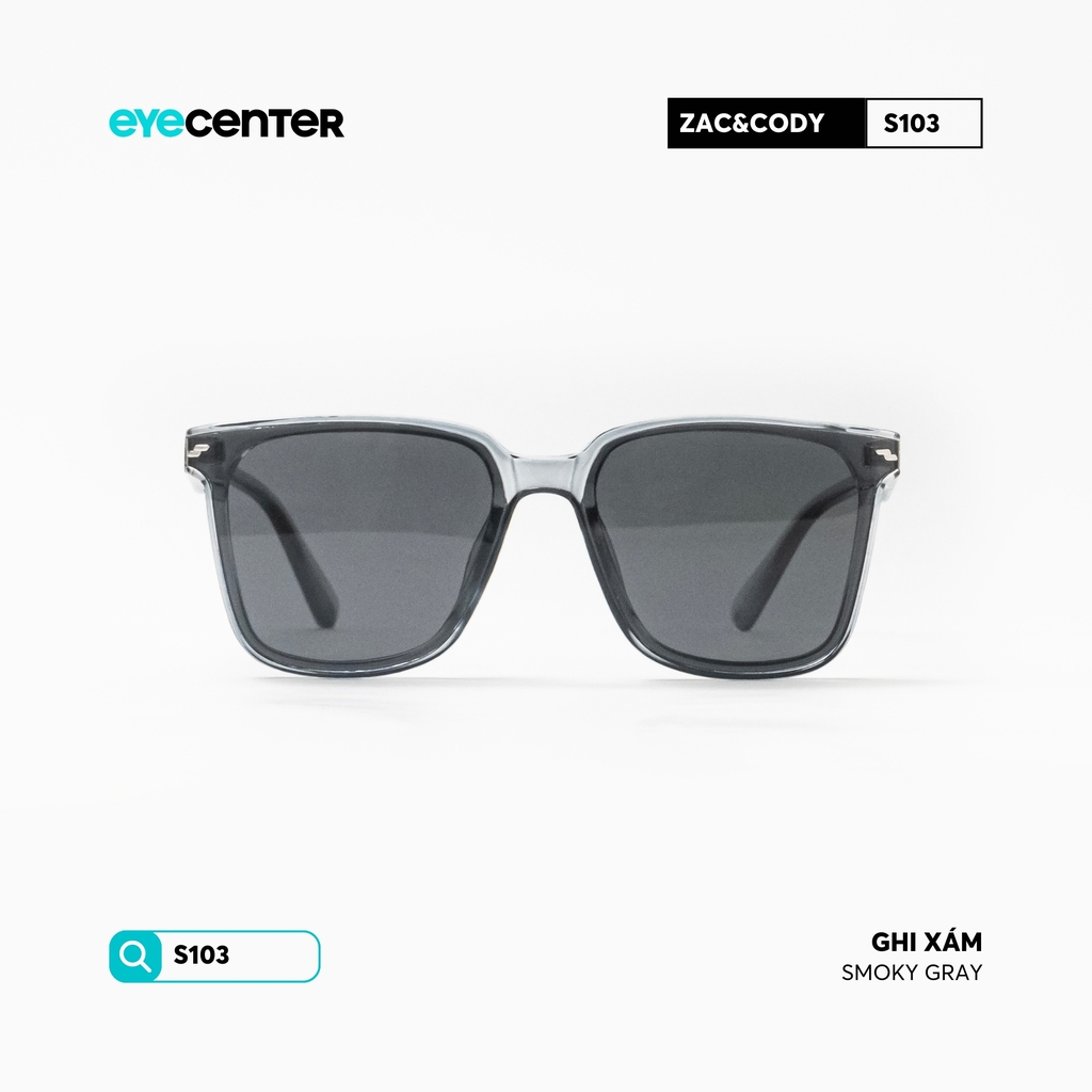 [S103] Kính mát Crystal UV nam nữ  ZAC&CODY nhiều màu by Eye Center Vietnam