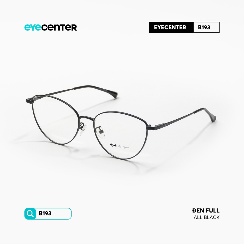 [B193] Gọng kính cận nữ chính hãng STUDIO MUKU kim loại chống gỉ by Eye Center Vietnam