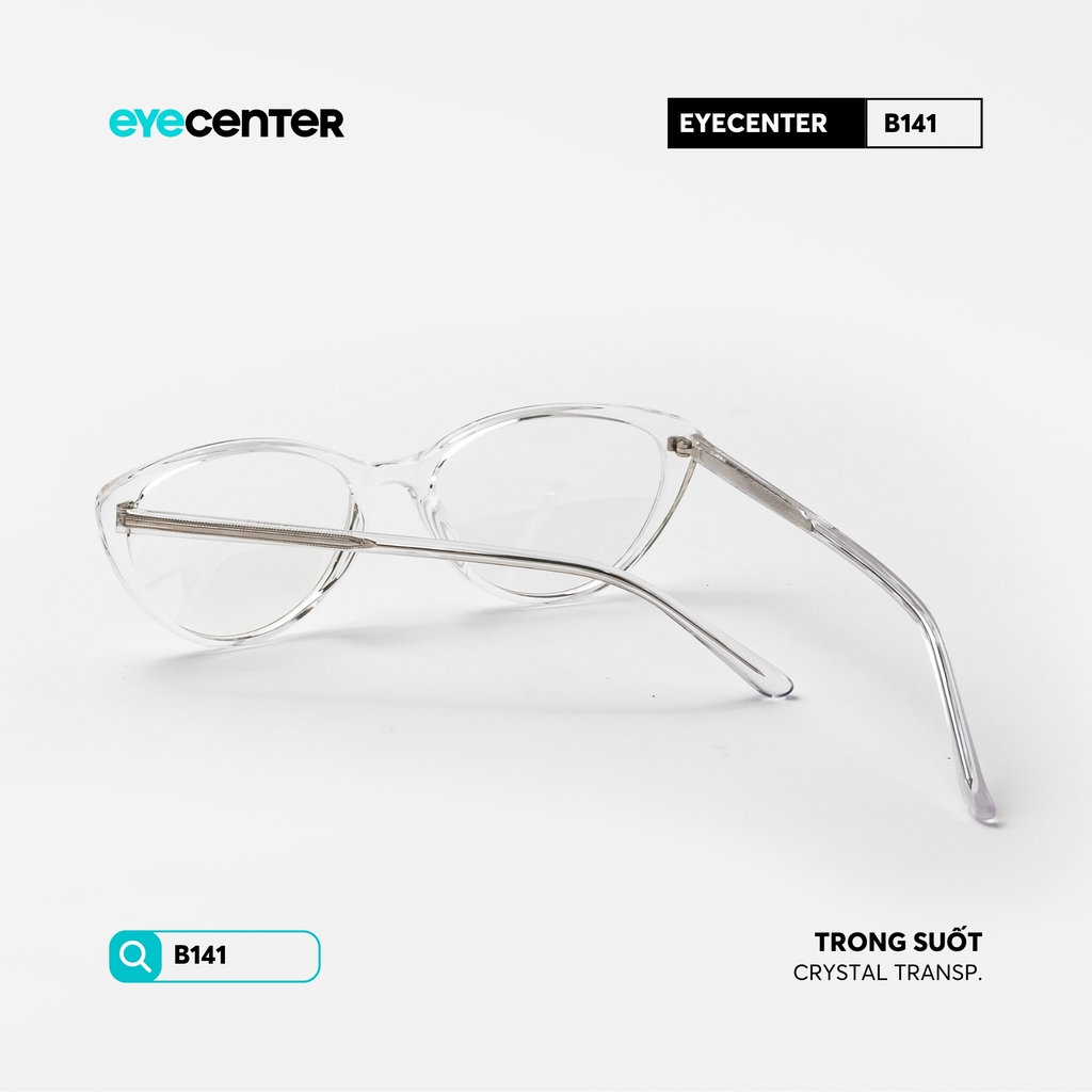 [B141] Gọng kính cận mắt mèo nữ STUDIO MUKU lõi thép chống gãy by Eye Center Vietnam