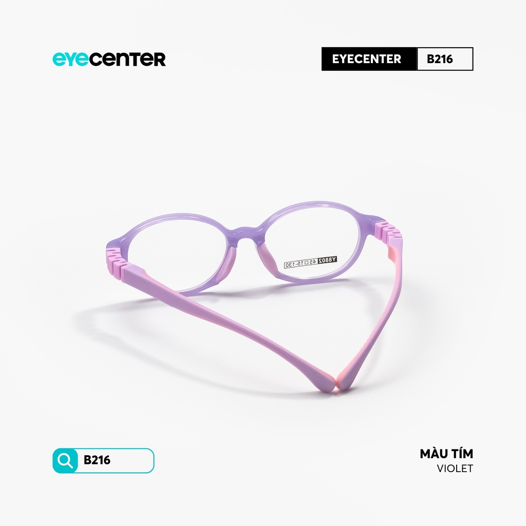 [B216] Gọng kính mắt trẻ em chất liệu nhựa dẻo chống gãy siêu nhẹ nhiều màu by Eye Center Vietnam