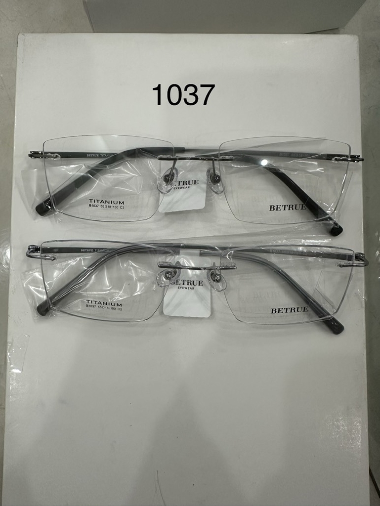 [ZA442] Gọng kính cận không viền nam nữ TITANIUM siêu nhẹ chống gỉ by Eye Center Vietnam