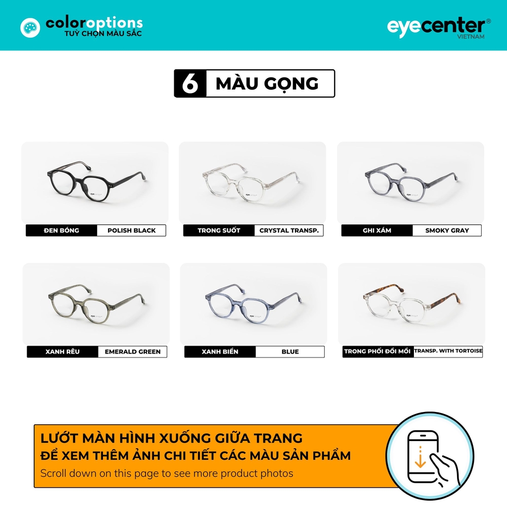 [A82] Gọng kính cận chính hãng ZAC & CODY lõi thép chống gãy 72021 by Eye Center Vietnam