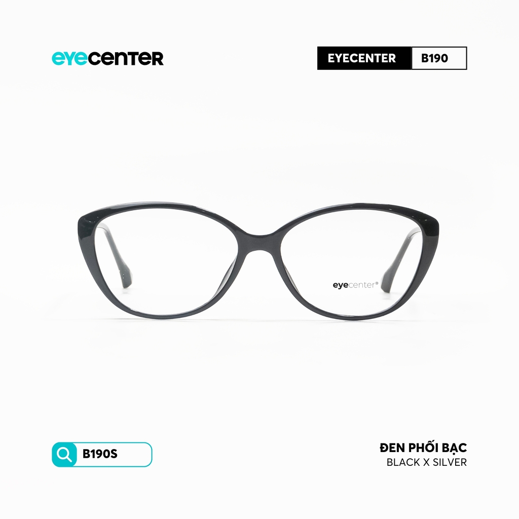 [B190] Gọng kính cận nam nữ chính hãng chất liệu nhựa siêu nhẹ by Eye Center Vietnam