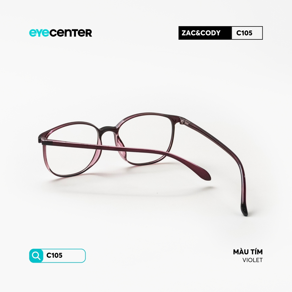 [C105] Gọng kính cận nam nữ chính hãng Zac & Cody nhựa dẻo siêu nhẹ by Eye Center Vietnam