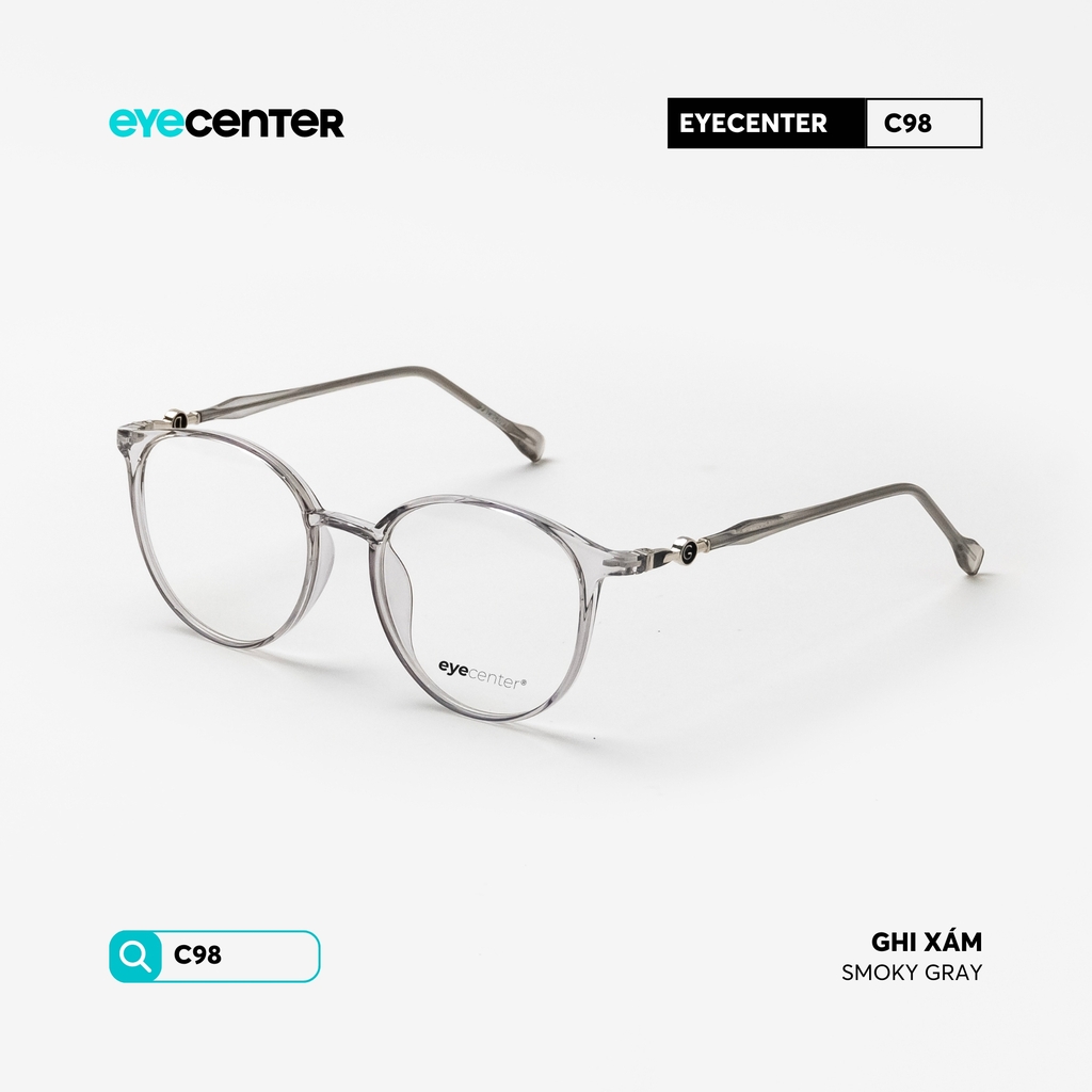 [C98] Gọng kính cận kim loại nam nữ EYECENTER lõi thép chống gãy by Eye Center Vietnam