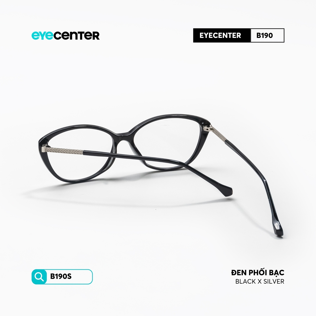 [B190] Gọng kính cận nam nữ chính hãng chất liệu nhựa siêu nhẹ by Eye Center Vietnam