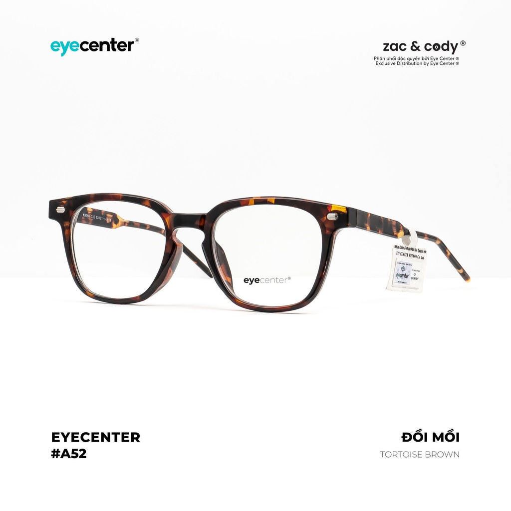 [A52] [9080-2116] Gọng kính cận nam nữ DENNIS chính hãng EYECENTER lõi thép chống gãy nhiều màu thời trang ZC K9080 A52 by Eye Center Vietnam