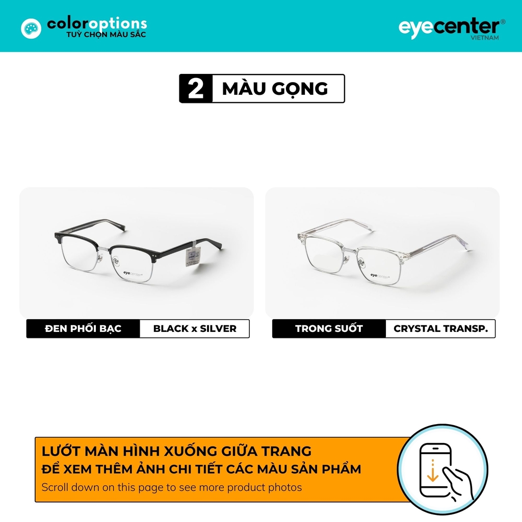 [A108]  Gọng kính cận nam nữ chính hãng ZAC & CODY 9083 by Eye Center Vietnam