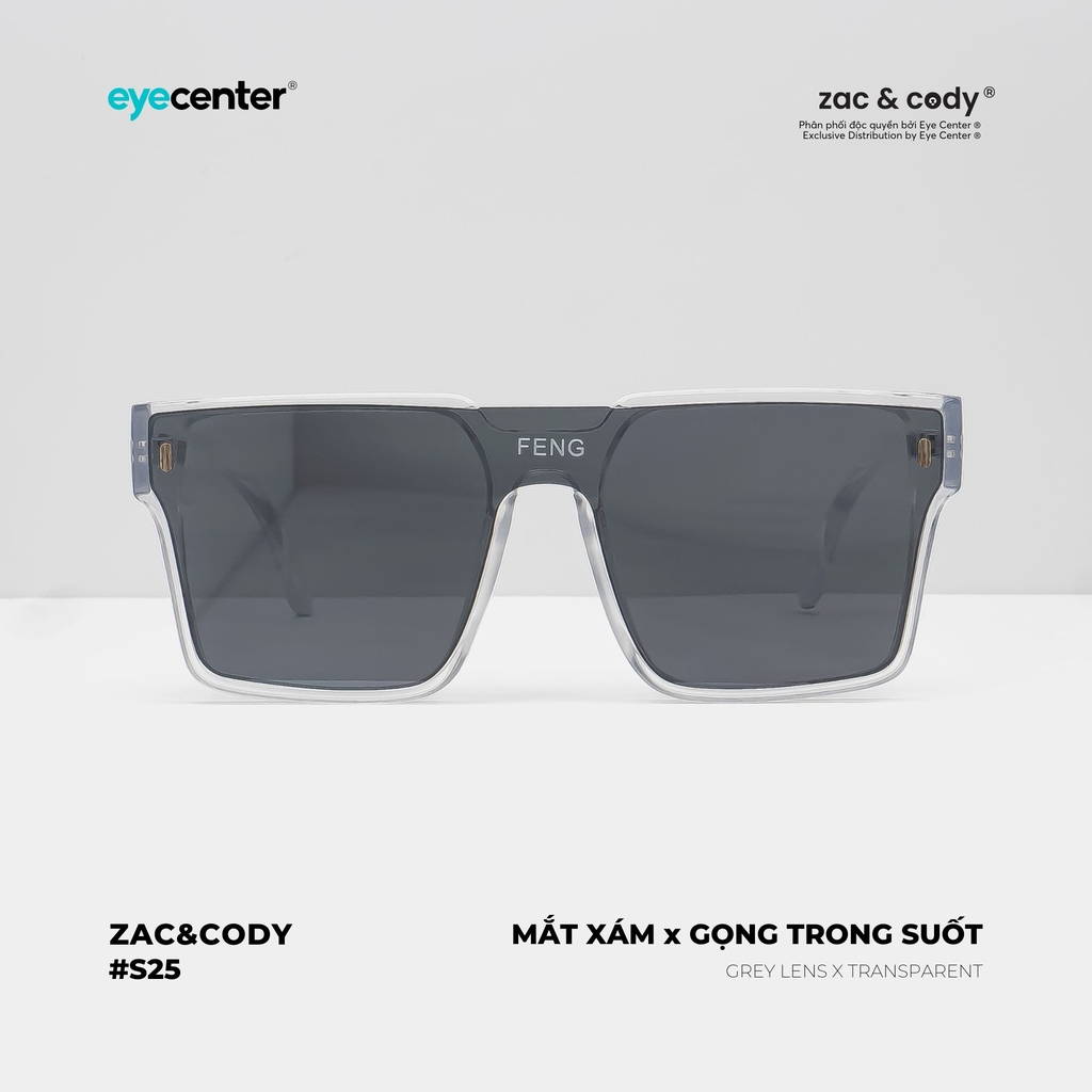 [S25]Kính mát Crystal UV chính hãng ZAC & CODY nhiều màu ZC 9560 by Eye Center Vietnam