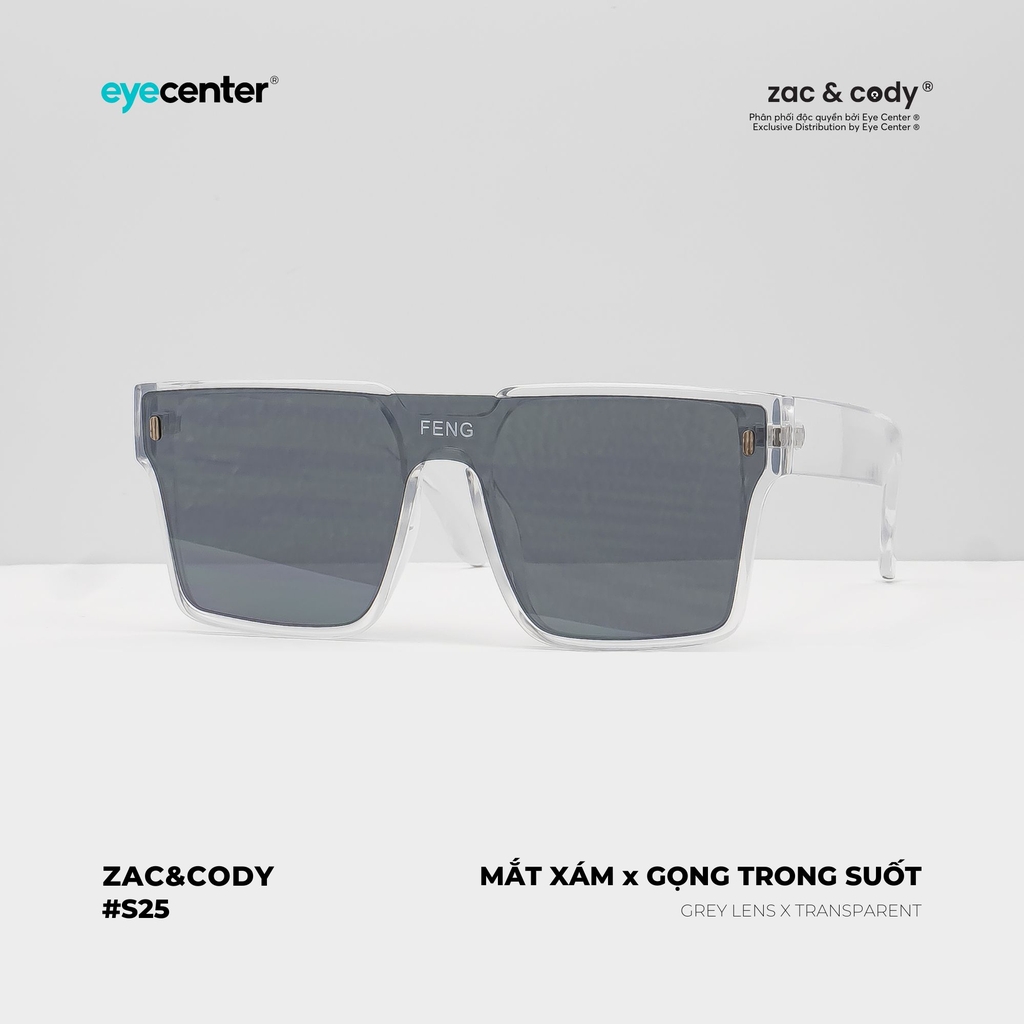 [S25]Kính mát Crystal UV chính hãng ZAC & CODY nhiều màu ZC 9560 by Eye Center Vietnam