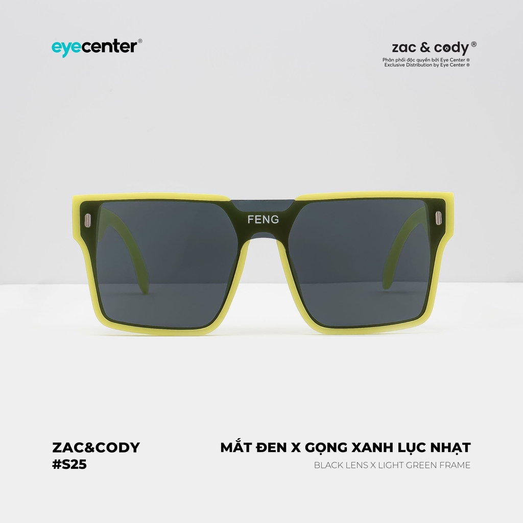 [S25]Kính mát Crystal UV chính hãng ZAC & CODY nhiều màu ZC 9560 by Eye Center Vietnam