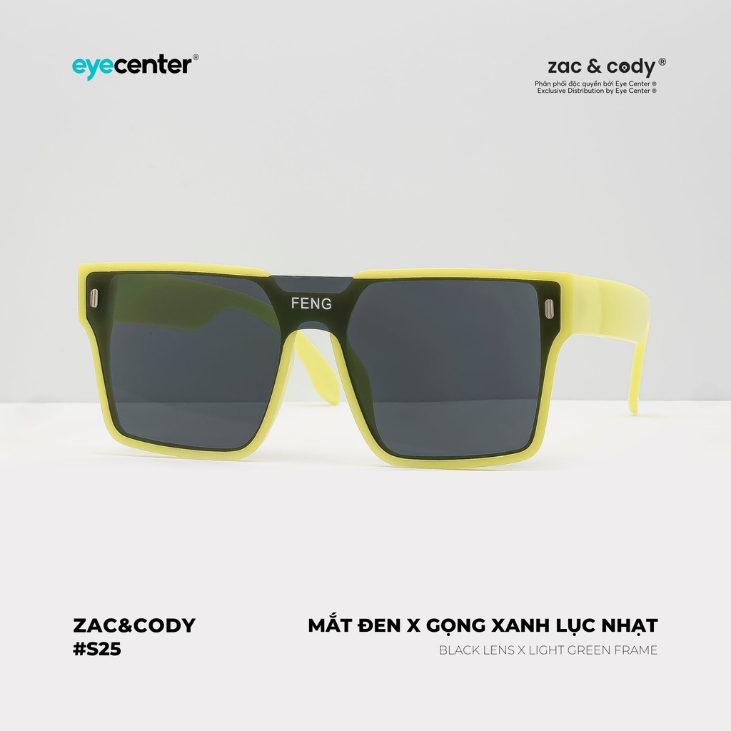 [S25]Kính mát Crystal UV chính hãng ZAC & CODY nhiều màu ZC 9560 by Eye Center Vietnam