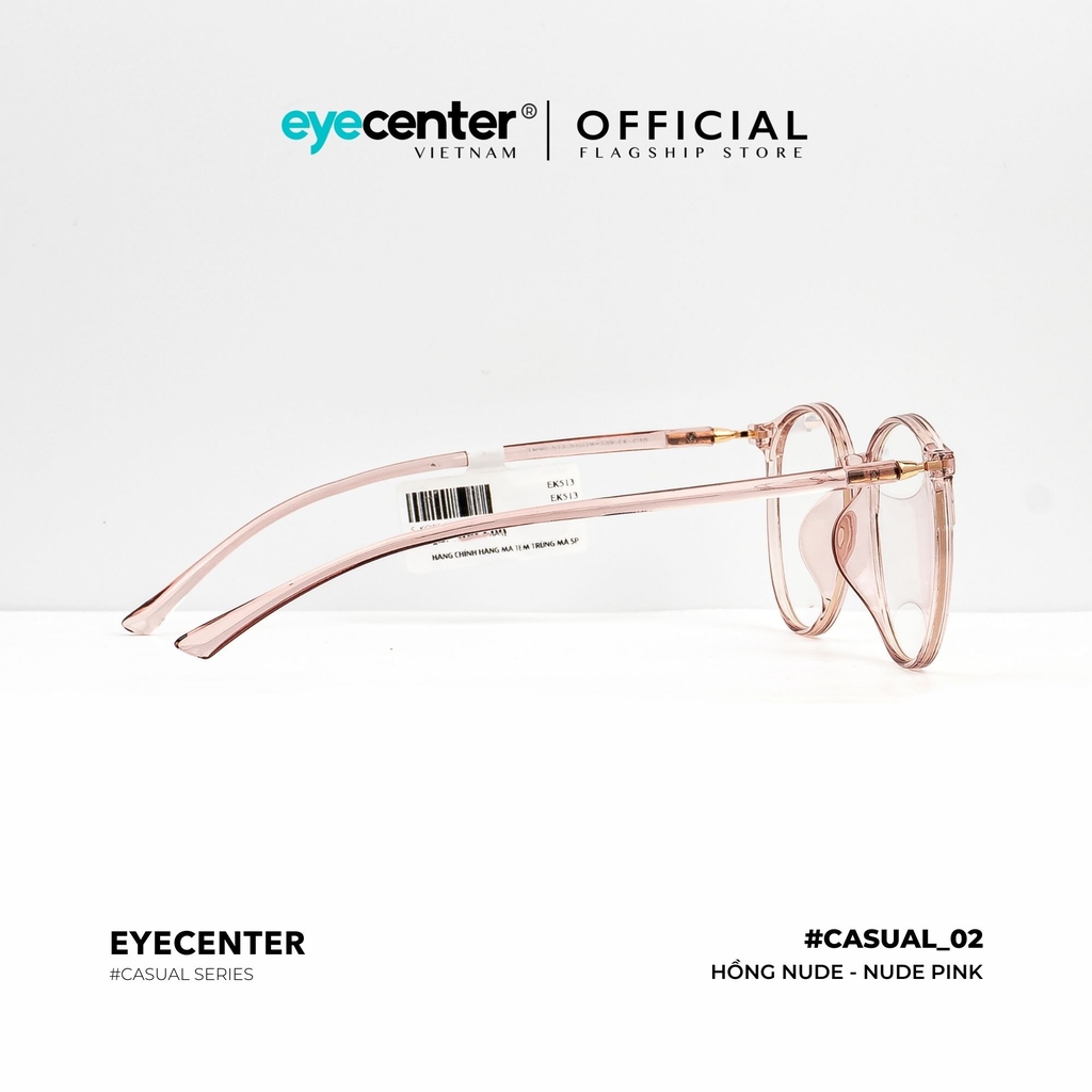 [K02]Gọng kính cận nam nữ chính hãng EYECENTER nhựa dẻo chống gãy siêu nhẹ K02 TR90 EK 513 by Eye Center Vietnam