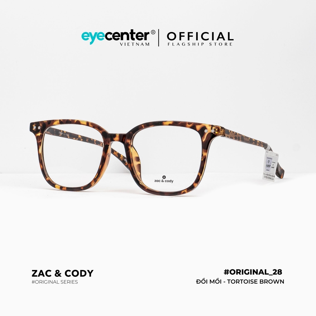 [B28][17133-7112-2938]Gọng kính cận nam nữ  chính hãng ZAC & CODY lõi thép chống gãy original.28 ZC TR17133 by Eye Center Vietnam