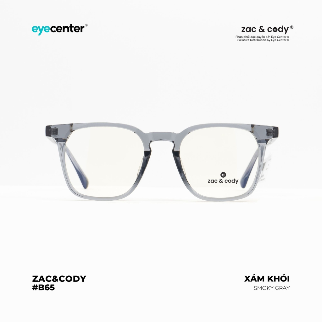 [B65]Gọng kính cận nam nữ chính hãng ZAC&CODY lõi thép chống gãy cao cấp original.65 OZ3  by Eye Center Vietnam