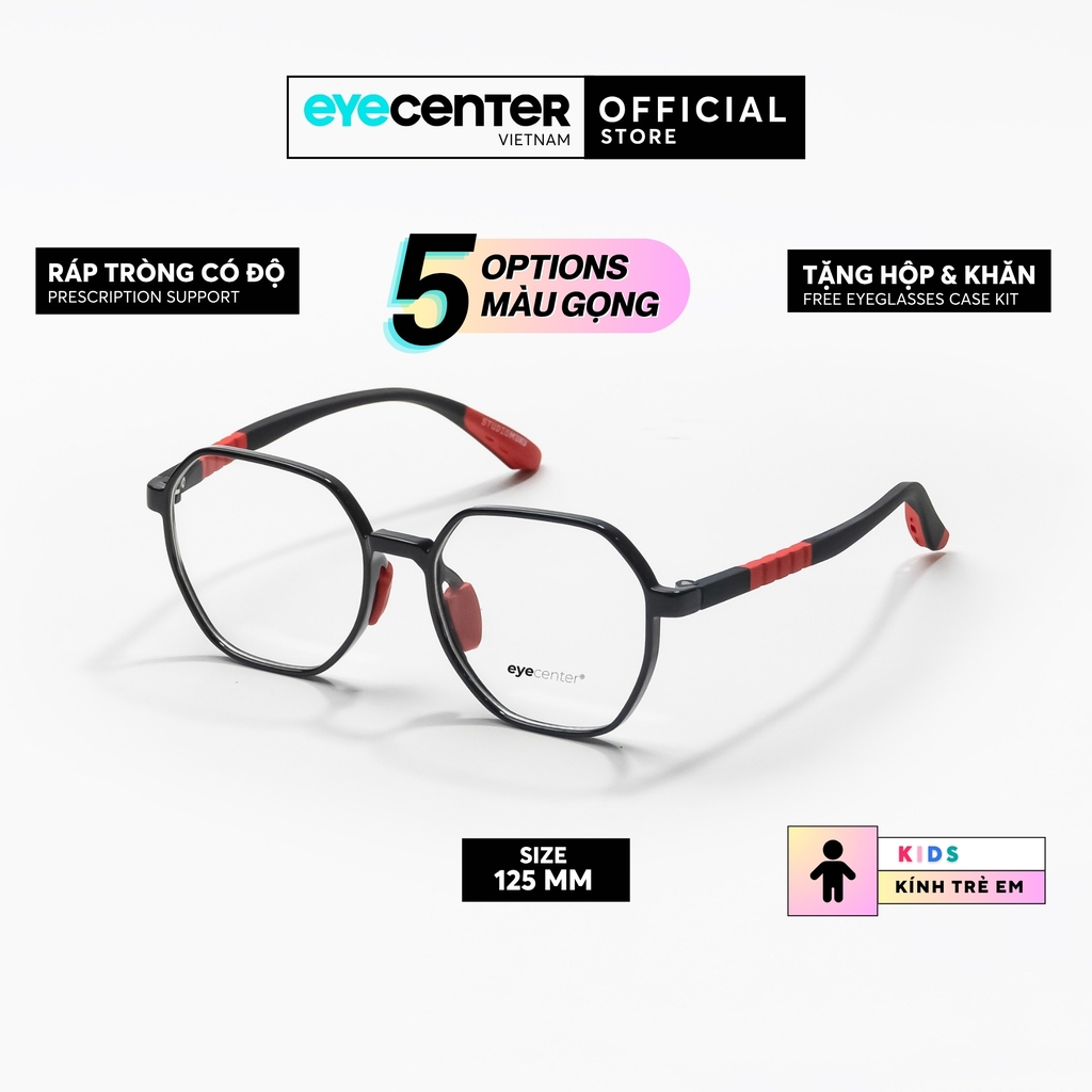 [B182] Gọng kính mắt trẻ em chất liệu nhựa dẻo siêu nhẹ nhiều màu by Eye Center Vietnam