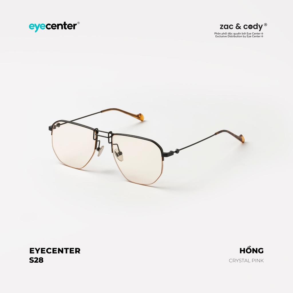 [S28]  Kính mát Crystal UV chính hãng ZAC & CODY nhiều màu 5151 by Eye Center Vietnam