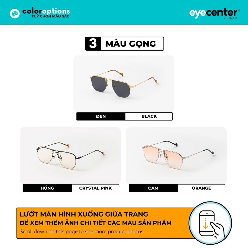 [S28]  Kính mát Crystal UV chính hãng ZAC & CODY nhiều màu 5151 by Eye Center Vietnam