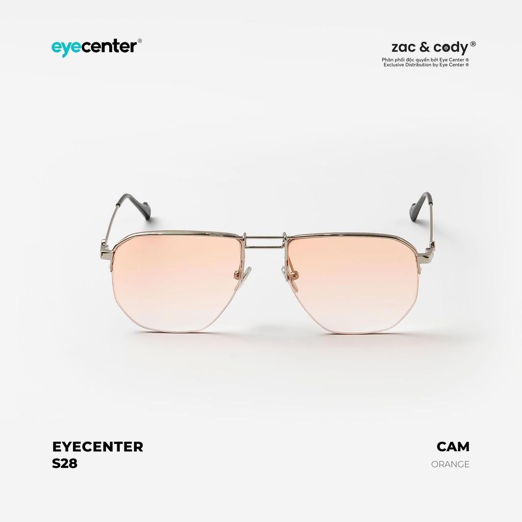 [S28]  Kính mát Crystal UV chính hãng ZAC & CODY nhiều màu 5151 by Eye Center Vietnam