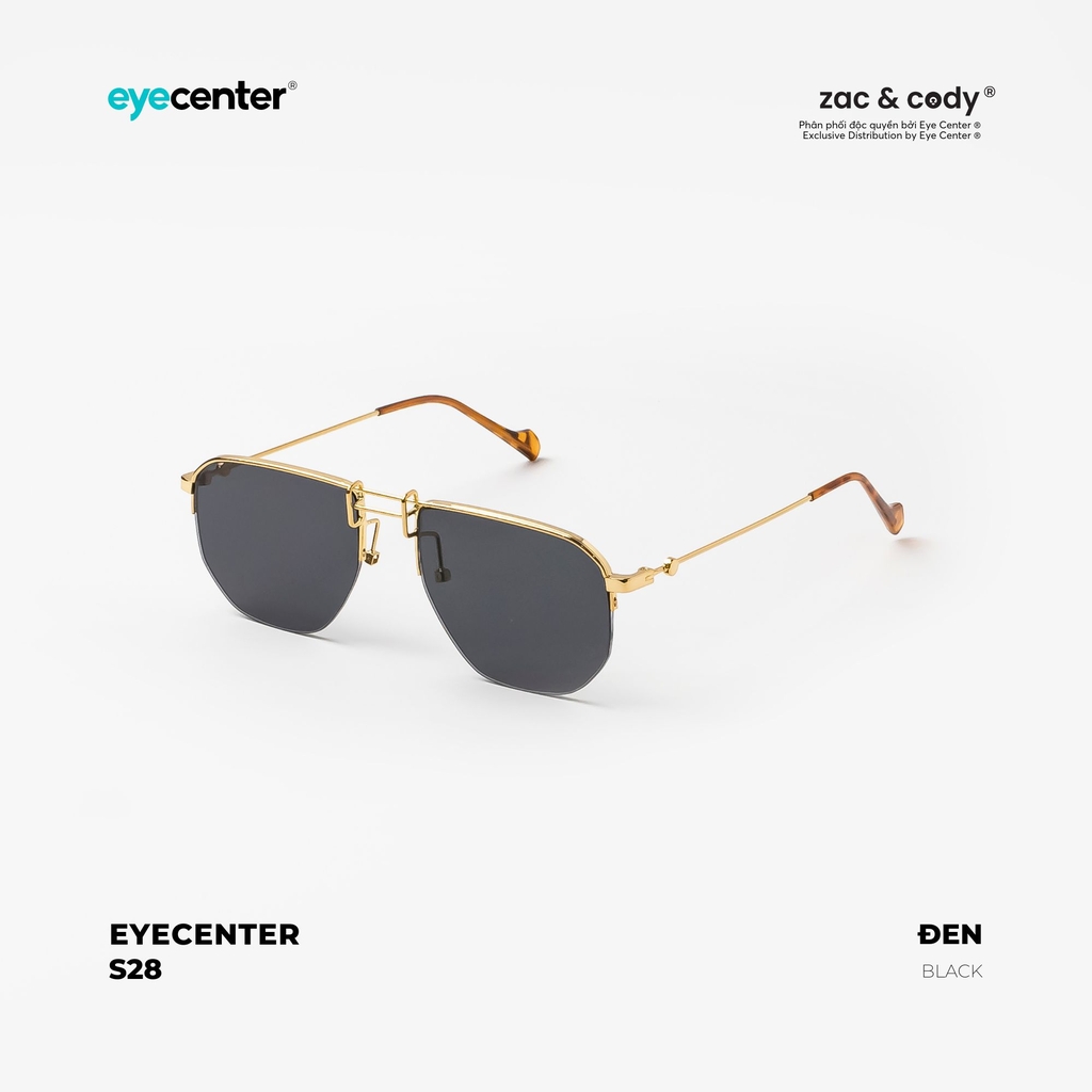 [S28]  Kính mát Crystal UV chính hãng ZAC & CODY nhiều màu 5151 by Eye Center Vietnam