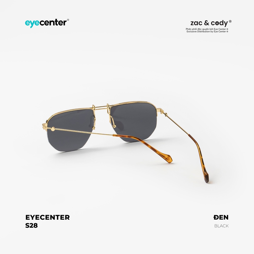 [S28]  Kính mát Crystal UV chính hãng ZAC & CODY nhiều màu 5151 by Eye Center Vietnam