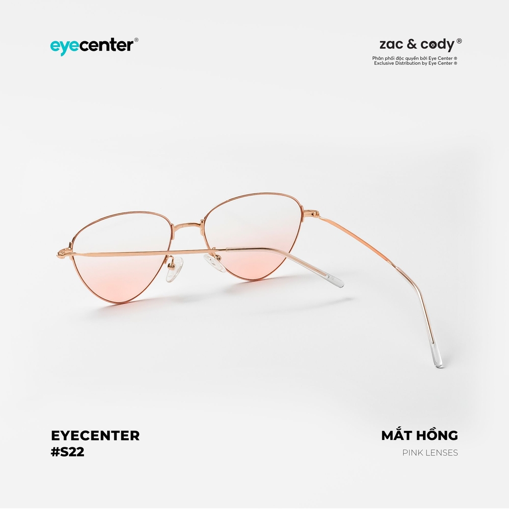 [S22]  Kính mát Crystal UV chính hãng ZAC & CODY nhiều màu 5188 by Eye Center Vietnam