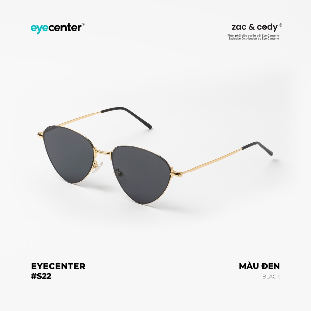 [S22]  Kính mát Crystal UV chính hãng ZAC & CODY nhiều màu 5188 by Eye Center Vietnam