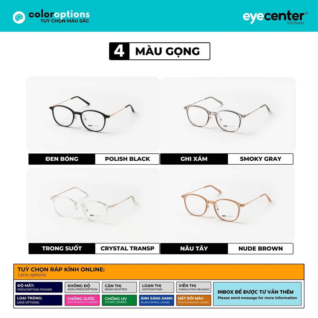 [B78] Gọng kính  chính hãng EYECENTER EC 83088