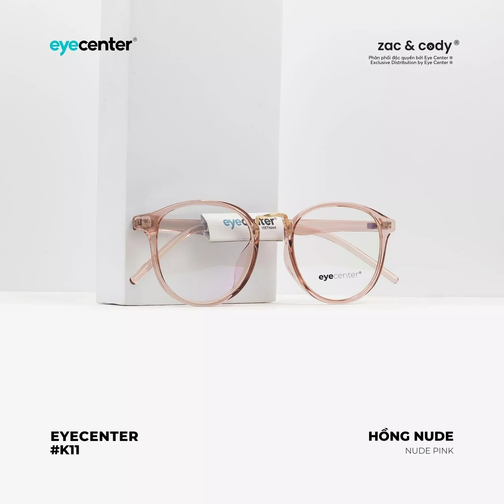 [K11]Gọng kính cận nữ chính hãng EYECENTER nhựa dẻo chống gãy siêu nhẹ K11 EYE 209 by Eye Center Vietnam