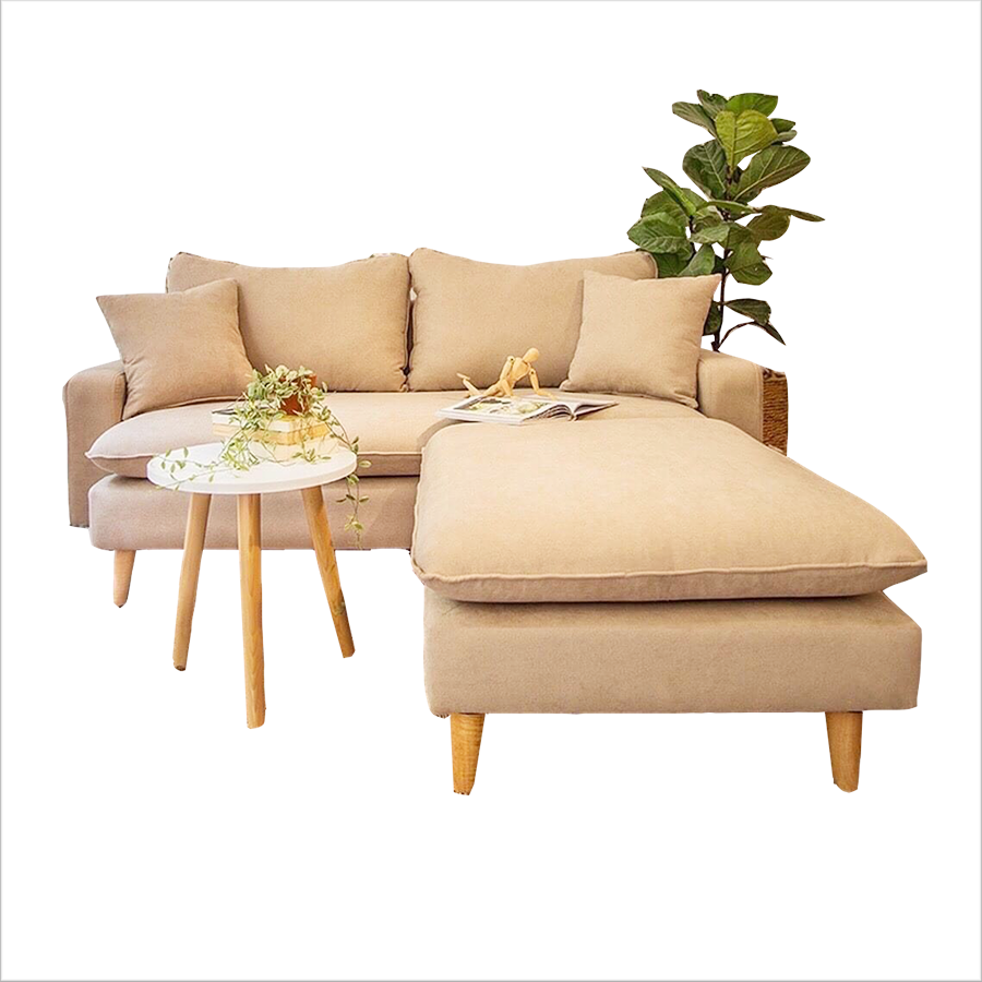 Bộ Bàn Ghế Sofa Chữ L Đẹp Sfl-02 | Kho Nội Thất Sài Gòn | Thiết Kế, Thi  Công Nội Thất Trọn Gói