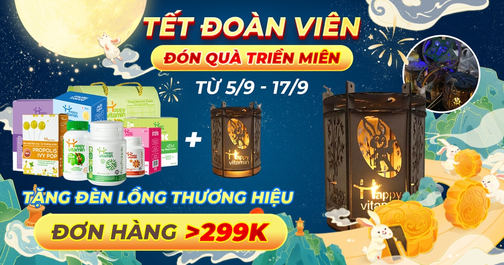 Tết Đoàn Viên - Đón Quà Triền Miên Cùng Happy Vitamin