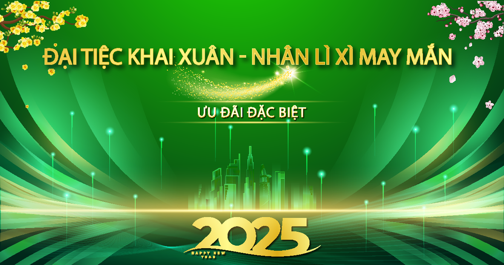 🎊 ĐẠI TIỆC KHAI XUÂN - NHẬN LÌ XÌ MAY MẮN🎁