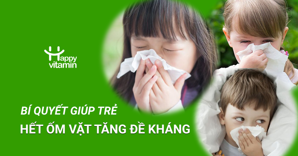 Trẻ thường xuyên ốm vặt có phải do đề kháng kém