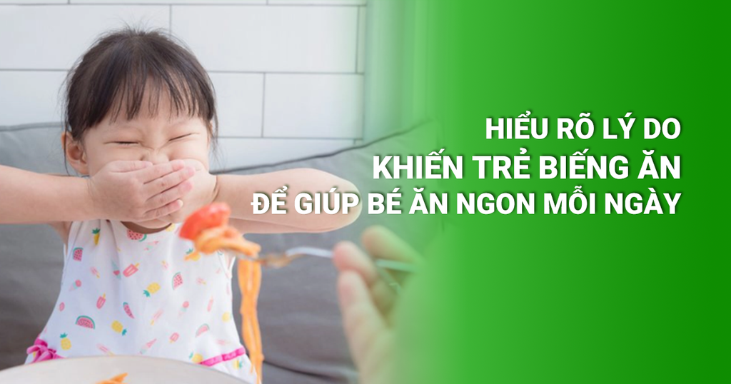 Hiểu Rõ Lý Do Khiến Trẻ Biếng Ăn Để Giúp Bé Ăn Ngon Mỗi Ngày