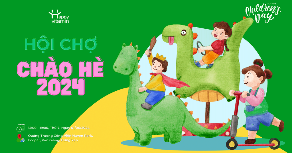 Nhận Kẹo Vitamin Miễn Phí cùng  Happy Vitamin: Niềm Vui Cho Tất Cả Trẻ Em Ngày Quốc Tế Thiếu Nhi 