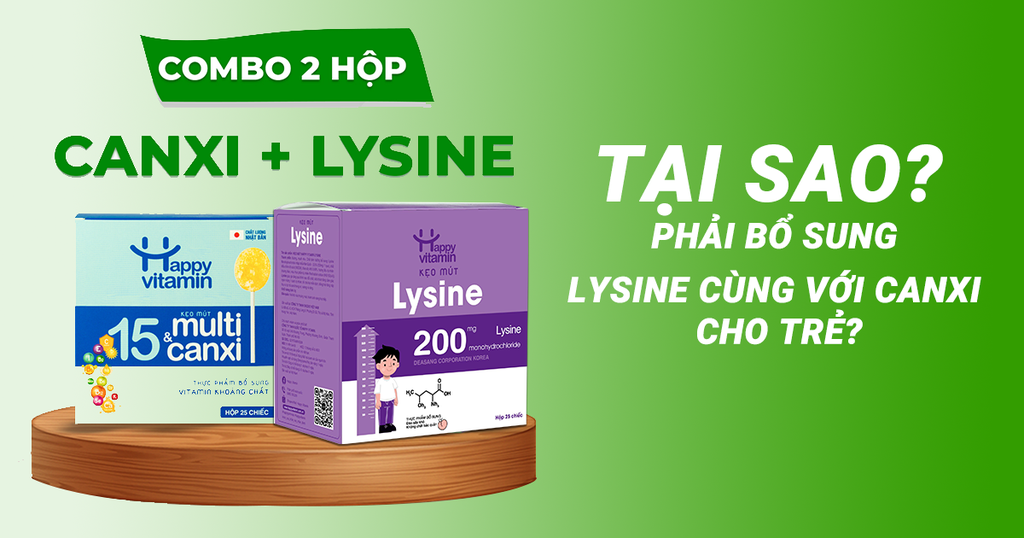 Tại Sao Lại Phải Bổ Sung Lysine Cùng Với Canxi Cho Trẻ?