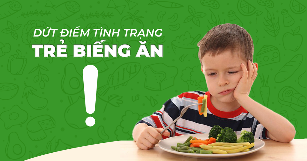 Làm gì để giúp con vượt qua tình trạng biếng ăn?