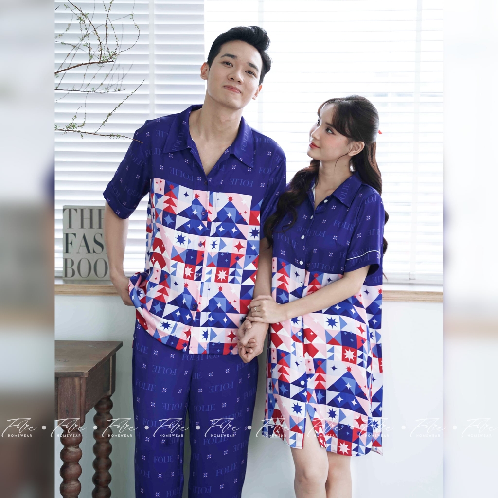 COUPLE COMBO 1 (Navy) - Set đồ mặc nhà