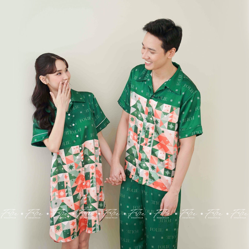 COUPLE COMBO 1 (Xanh lá) - Set đồ mặc nhà