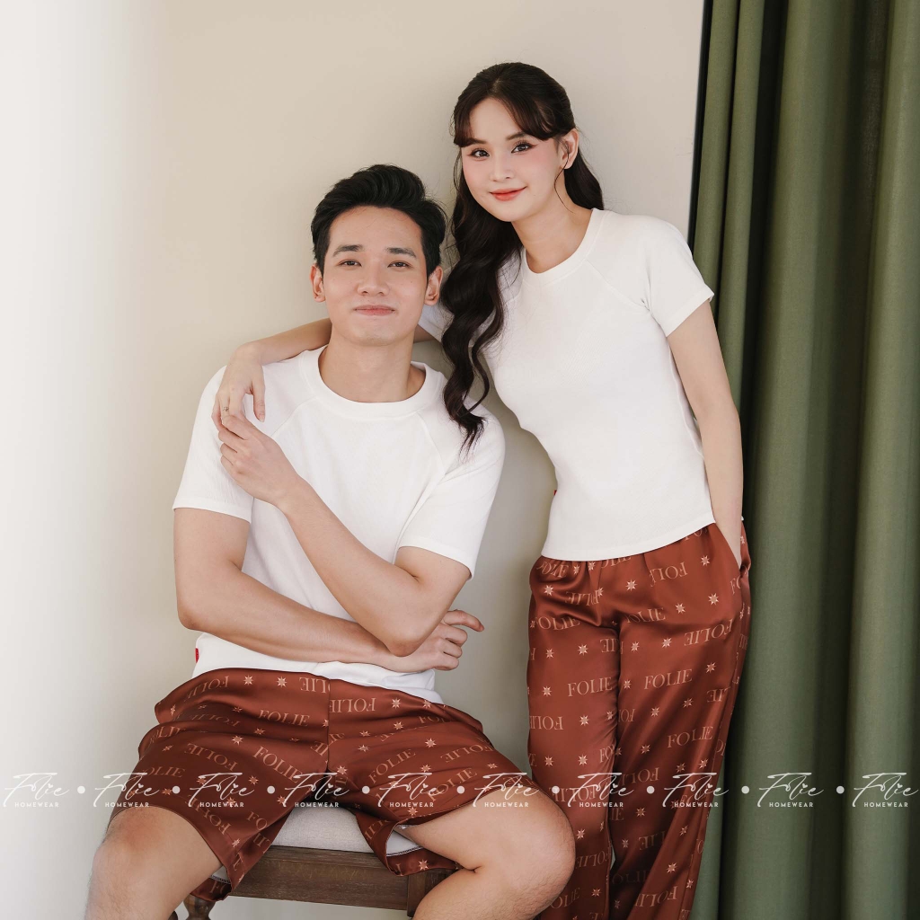 COUPLE COMBO 2 (Nâu) - Set đồ mặc nhà