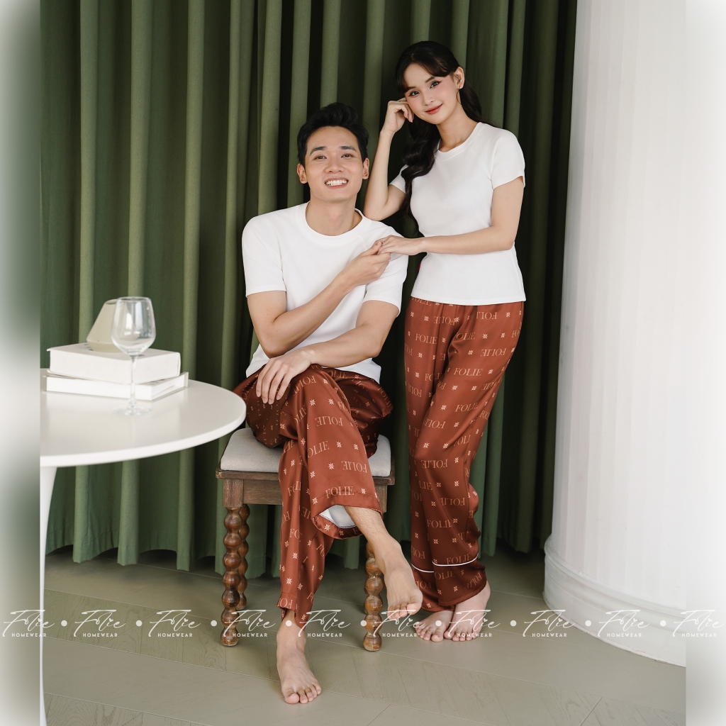 COUPLE COMBO 2 (Nâu) - Set đồ mặc nhà