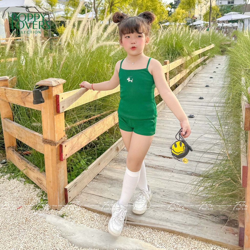 Bộ mặc nhà cho bé FKLA8Q1.9 xanh lá