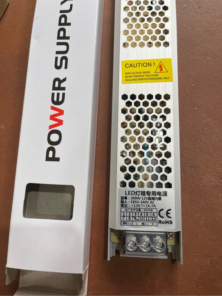 Nguồn led nhôm 12V trong nhà