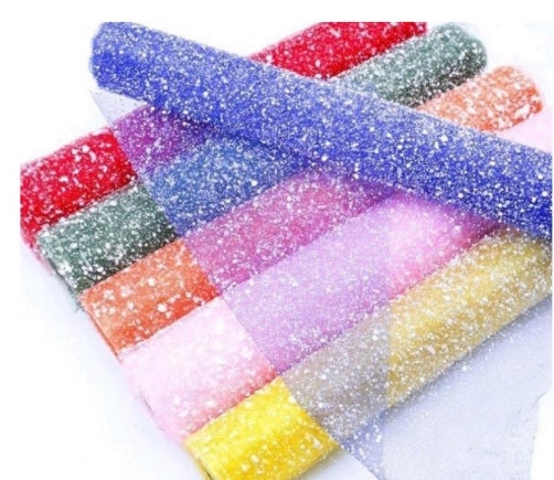 Cuộn Ruy băng lưới khổ lớn 50cm trang trí cây thông noel