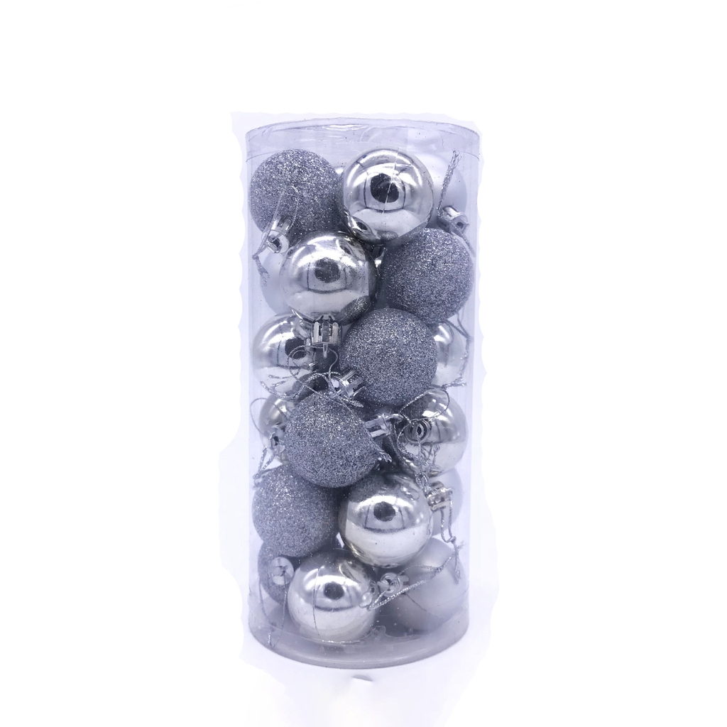 Quả Châu Phủ Nhũ Kim Tuyến Cao Cấp Trang Trí Giáng Sinh Noel