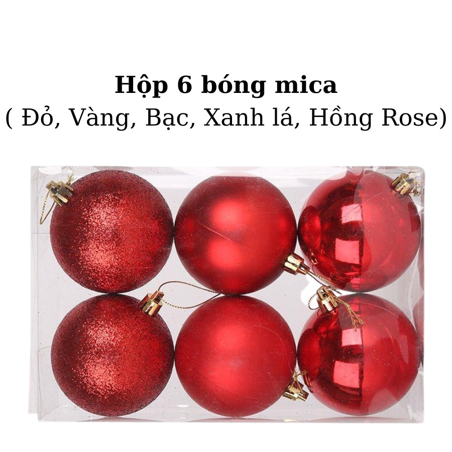 Châu Noel mẫu 2024 - Hộp 6 quả