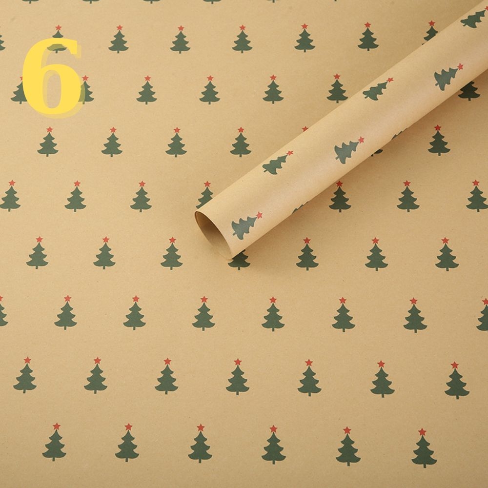 Giấy Craff gói quà Noel size 50x74