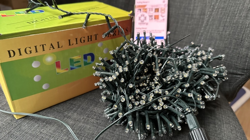 Led siêu dày 20m 800 led dây xanh đặc biệt 8 chê độ