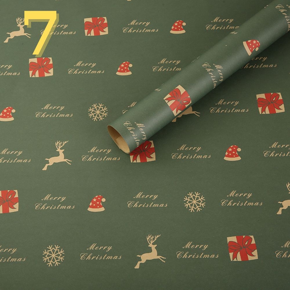 Giấy Craff gói quà Noel size 50x74
