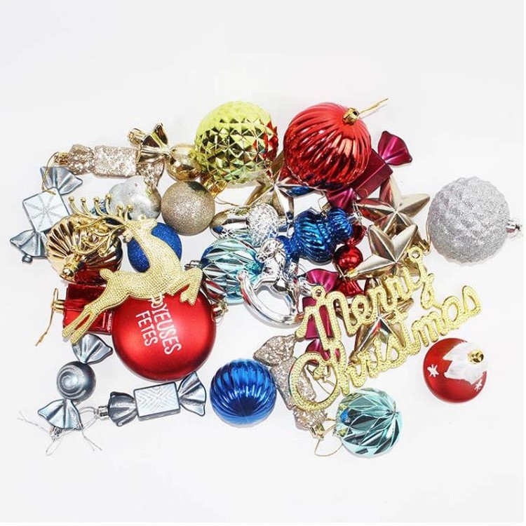 Quả châu trang trí Xmas Mix Cao Cấp Trang Trí Giáng Sinh Noel